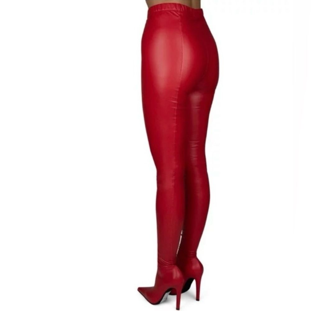 Jeffrey Campbell Pantalones Boots – Red | Size 10 | NEW IN BOX - Picture 3 of 13